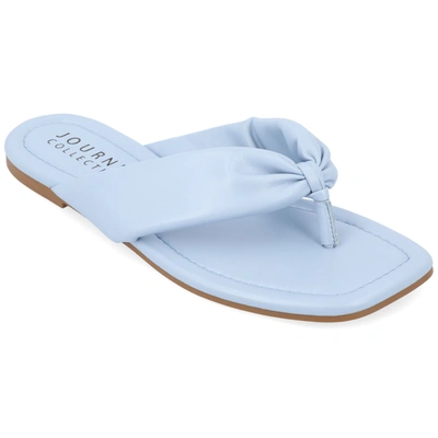 Journee Collection Collection Women's Tru Comfort Foam Kyleen Sandal In Blue