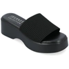 Journee Collection Collection Women's Tru Comfort Foam Emani Sandal In Black