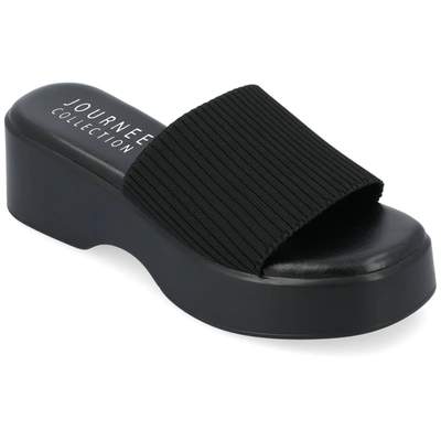 Journee Collection Collection Women's Tru Comfort Foam Emani Sandal In Black