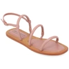 Journee Collection Women's Tru Comfort Foam Karrio Sandals In Pink