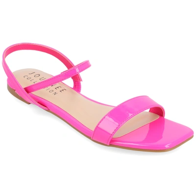 Journee Collection Collection Women's Tru Comfort Foam Karren Sandals In Fuchsia