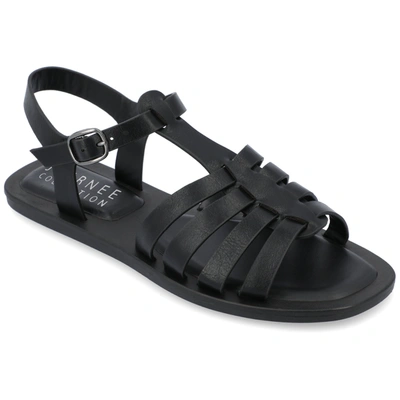 Journee Collection Collection Women's Tru Comfort Foam Benicia Sandals In Black