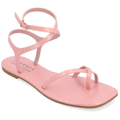 Journee Collection Collection Women's Tru Comfort Foam Charra Sandals In Pink