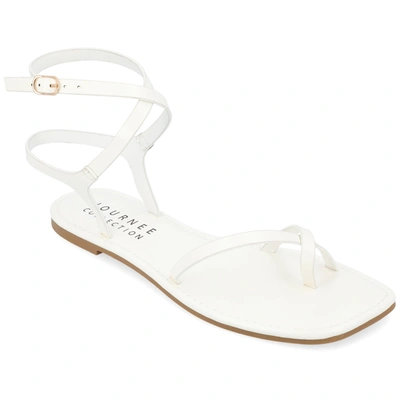 Journee Collection Collection Women's Tru Comfort Foam Charra Sandals In White