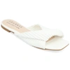 Journee Collection Collection Women's Tru Comfort Foam Emalynn Sandals In White