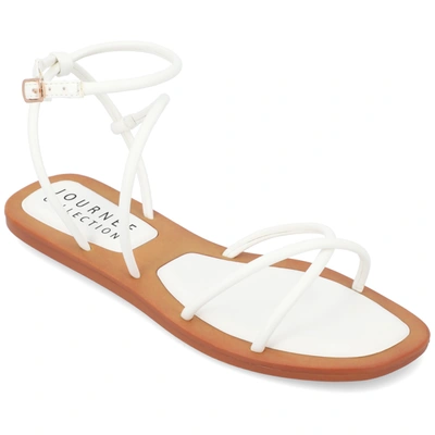 Journee Collection Collection Women's Tru Comfort Foam Farron Sandals In White