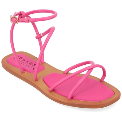 Journee Collection Collection Women's Tru Comfort Foam Farron Sandals In Pink