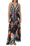 RANEE'S STARFISH HALTER MAXI DRESS