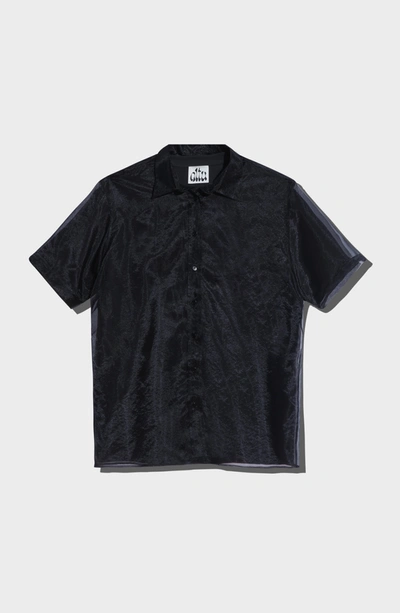 Altu Button Up With T-shirt In Black
