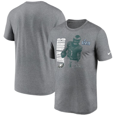 Nike Jalen Hurts Heather Gray Philadelphia Eagles Super Bowl Lvii ...