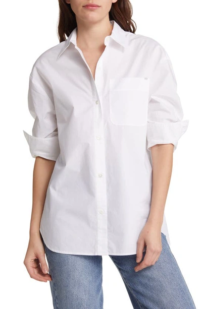 Allsaints Cotton Marcie Shirt In White