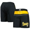Starter Black Pittsburgh Penguins Freestyle Volley Swim Shorts In Black
