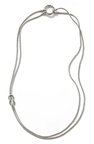 JOHN HARDY CLASSIC CHAIN KNOT LAYERED ROPE NECKLACE