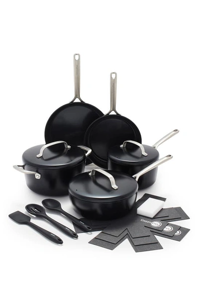 Greenpan Gp5 14-piece Cookware Set In Black