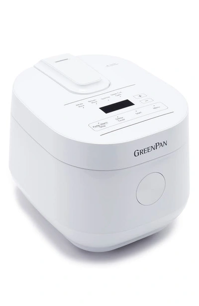 Greenpan Bistro 8-cup Traditional Rice Cooker In White