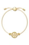 Tory Burch Miller Slider Bracelet In Gold Ivory