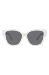 Givenchy 4g Acetate Cat-eye Sunglasses In Ivory