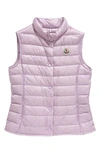 MONCLER KIDS' LIANE QUILTED DOWN PUFFER VEST