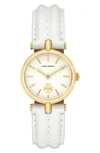 TORY BURCH THE KIRA LEATHER STRAP WATCH, 30MM
