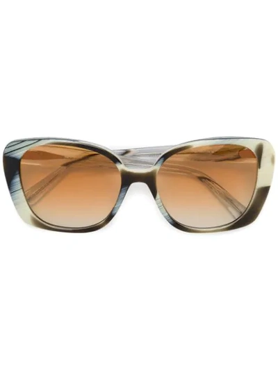 Prism Zebra Horn Monaco Oversized Sunglasses