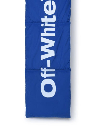 OFF-WHITE OFF-WHITE BLUE NYLON SKI SCARF