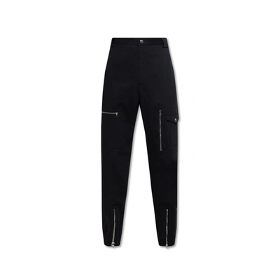 Alexander Mcqueen Cotton Joggers In Black