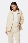 Joie Yves Cotton Jacket In Beige In Beige