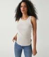 Michael Stars Kendall Cropped Tank In Cement