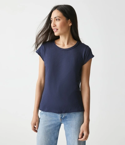 Michael Stars Trudy Supima Tee In Admiral