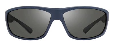 Revo Caper Re 1092 05 Gy Rectangle Polarized Sunglasses In Grey