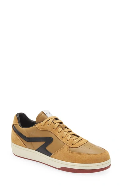 Rag & Bone Tan Retro Runner Sneakers In Mustard/ Black