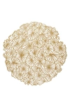 Chilewich Pressed Daisy Table Mat In Gilded