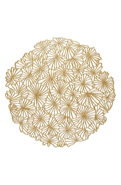 Chilewich Pressed Daisy Table Mat In Gilded