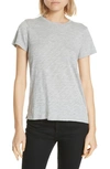 Atm Anthony Thomas Melillo Schoolboy Slub Supima Cotton-blend Jersey T-shirt In Heather Gy