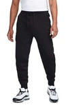 Nike Tech Fleece Joggers In Black/ Black