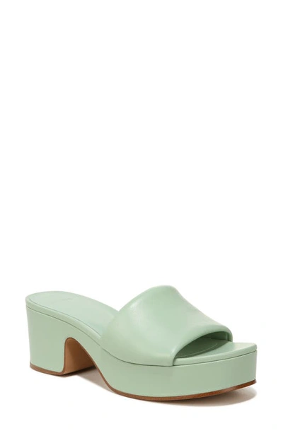 Vince Margo Platform Sandal In Dew Green