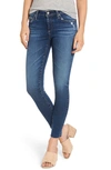 Ag The Legging Raw Hem Ankle Skinny Jeans In 12 Years Blue Dust