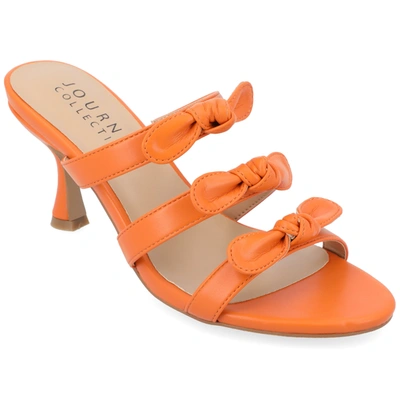 Journee Collection Collection Women's Kristina Pumps In Orange