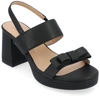 Journee Collection Collection Women's Brookan Sandals In Black