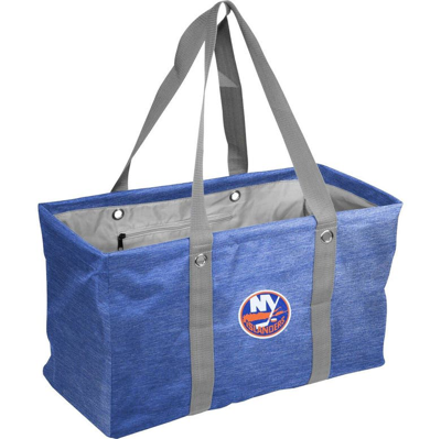 Logo Brands New York Islanders Crosshatch Picnic Caddy Tote Bag In Royal
