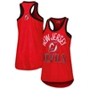 G-III 4HER BY CARL BANKS G-III 4HER BY CARL BANKS RED NEW JERSEY DEVILS FIRST BASE RACERBACK SCOOP NECK TANK TOP