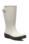 Bogs Amanda Ii Tall Waterproof Adjustable Calf Rain Boot In Oyster