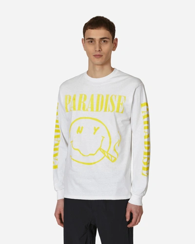 Paradis3 Nirvana In  Longsleeve T-shirt In White