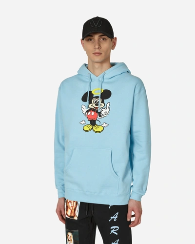 Paradis3 Fuck You Hooded Sweatshirt In Blue