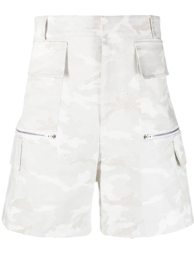 Alyx Camouflage-print Cargo Shorts In Nude & Neutrals