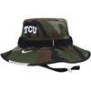 Nike Camo Tcu Horned Frogs Boonie Performance Bucket Hat In Camo