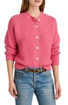 Alex Mill Nico Chunky Cardigan In Rouge