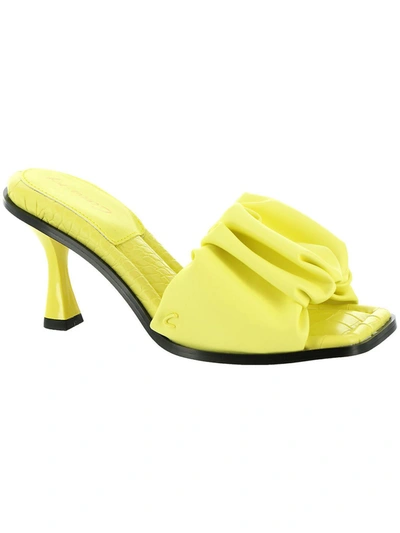 Circus By Sam Edelman Slade Womens Slip On Casual Heels In Yellow