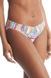 Hanky Panky Printed Daily Original Low Rise Thong In Aura