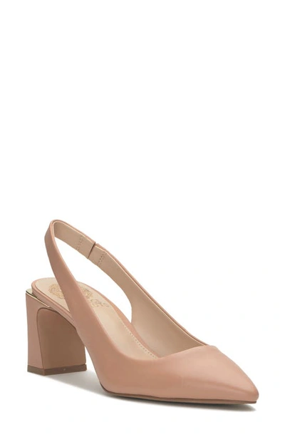 Vince Camuto Women's Hamden Slip On Pointed Toe Slingback Pumps In Pale Peony